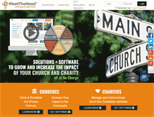 Tablet Screenshot of meettheneed.org